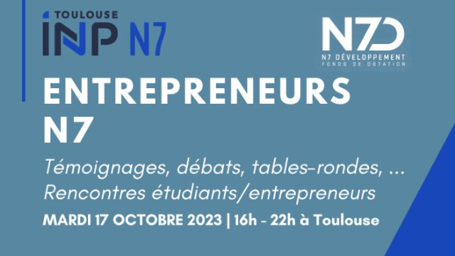Retour sur l'édition 2023 des "Rencontres Entrepreneuriat N7"