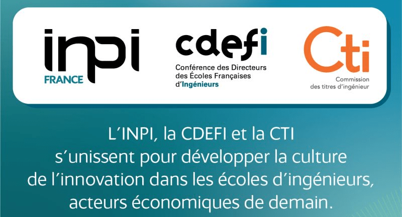 Renouvellement de la convention de partenariat entre l’INPI, la CTI et la CDEFI 